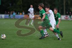 Kreisliga - Saison 2023/24 - Relegation zur BZL - FC Gerolfing - SV Aschau - Lukas Achhammer grün Gerolfing - XXXXX - Foto: Meyer Jürgen