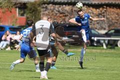 Kreisliga - Saison 2024/25- SV Menning - TSV Ober/Unterhaunstadt-  - Florian Dormeier blau Menning - XXXXX - Foto: Meyer Jürgen