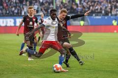 2.BL; Hamburger SV - FC Ingolstadt 04; Maximilian Neuberger (38, FCI) Jatta Bakery (18 HSV)