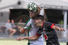 Landesliga - Saison 2025/26 - SV Manching - FC Sonthofen - Rainer Meisinger (Nr.8 - SV Manching) - Jozic Marko schwarz Sonthofen - Foto: Meyer Jürgen