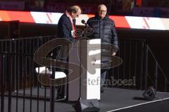 2024_2_5 - 3. Liga - Saison 2023/24 - FC Ingolstadt 04 - 20 Jahr Feier - Gerhard Bonschab hält eine Rede  - Vorsitzender des Vorstandes Peter Jackwerth (FC Ingolstadt 04) - Foto: Meyer Jürgen