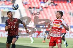3. Liga; SSV Jahn Regensburg - FC Ingolstadt 04; Marcel Costly (22, FCI) Saller Benedikt (6 Jahn)