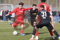 Bayernliga Nord - Saison 2023/24 - FC Ingolstadt 04 II - SpVgg Hankofen-Hailing - Hoti Valentin rot FCI - XXXXX - Foto: Meyer Jürgen