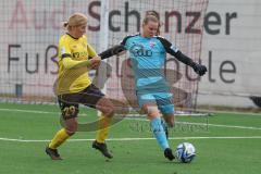 2023_11_12 - 2. Bundesliga - Saison 2023/24 - FC Ingolstadt 04 Frauen - SV 67 Weinberg - Torwart Anna-Lena  Daum (Nr.22 - FCI Frauen) - Wich Lisa gelb Weinberg - Foto: Meyer Jürgen