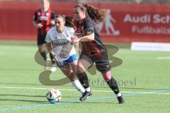 2. Bundesliga Frauen - Saison 2024/25 - FC Ingolstadt 04 Frauen - SC Sand - Winter Mara (Nr.2 - FCI Frauen) - Homann Sanja weiss Sand - Foto: Meyer Jürgen