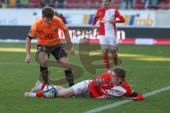 2024_1_20 - 3. Liga - Saison 2023/24 - HallescherFC - FC Ingolstadt 04 -  - Moritz Seiffert (Nr.23 - FC Ingolstadt 04) - XXXXX - Foto: Meyer Jürgen