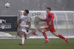 3. Liga; Testspiel, FC Ingolstadt 04 - 1. FC Heidenheim; Justin Butler (31, FCI) Siersleben, Tim (4 HDH)