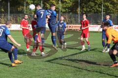 Kreisliga - Saison 2022/2023 - Türk.SV Ingolstadt - SV Menning - Maximilian Lex #7 Menning - Ibrahim Sahin rot Türk SV - Foto: Meyer Jürgen