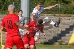 Bayernliga Süd - Saison 2021/2022 - FC Ingolstadt 04 II - TSV 1865 Dachau - Gashi Egson (#7 FCI) - Alexander Weiser weiss Dachau -  Foto: Meyer Jürgen