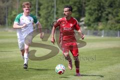 Kreisklasse - Saison 2025/26- SV Lippertshofen - Türkisch SV Ingolstadt-  - Adar Gectan rot Türkisch - Niclas Führer weiss Lippertshofen - Foto: Meyer Jürgen