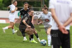 2. Bundesliga Frauen - Saison 2023/24 - FC Ingolstadt 04 Frauen - Turbine Potsdam - Paula Vidovic (Nr.11 - FCI)Anna-Lena Härtl (Nr.4 - FCI) mitte - Schneider Kim weiss Potsdam - XXXXX - Foto: Meyer Jürgen