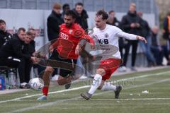 2023_10_28 - Bayernliga Nord - Saison 2023/24 - FC Ingolstadt 04 II - ASV Cham - Muhammed Atak (Nr.25 - FCI U21) - Simon Haimerl weiss Cham - Foto: Meyer Jürgen