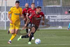 Freundschaftsspiel - Saison 2022/2023 - FC Ingolstadt 04 -  SpVgg Bayreuth - David Kopacz (Nr.29 - FCI) - Lucas Chrubasik (Nr.18 - SpVgg Bayreuth) - Foto: Meyer Jürgen