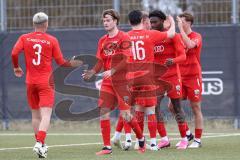 Bayernliga Nord - Saison 2023/24 - FC Ingolstadt 04 II - SC Eltersdorf- Michael Udebuluzor (Nr.11 - FCI) mit dem 3:1 Führungstreffer - jubel - XXXXX - Foto: Meyer Jürgen