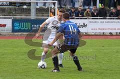 Kreisliga - Saison 2022/2023 - TSV Gaimersheim - FC Sandersdorf - Manuel Bittlmayer weiss Gaimersheim - Christian Winkler blau Sandersdorf - Foto: Meyer Jürgen