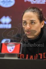3. Liga; FC Ingolstadt 04 - SV Sandhausen; Interview Pressekonferenz Cheftrainerin Sabrina Wittmann (FCI)