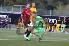 Freundschaftsspiel - Saison 2022/2023 - FC Ingolstadt 04 -  SpVgg Bayreuth - Torwart Sebastian  Kolbe (Nr.31 - SpVgg Bayreuth) - Valmir Sulejmani (Nr.7 - FCI) - Foto: Meyer Jürgen