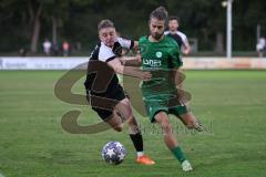 Bezirksliga - Saison 2023/2024 - SV Manching  - VFB Eichstätt II - Daniel Schweiger (Nr.11 - SV Manching) - Kübler Siegfried schwarz Eichstätt - Foto: Meyer Jürgen