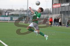 2024_2_17 - Saison 2023/24 - AUDI-Schanzer Amateur Cup - SV Hundszell - FC Gerolfing - Finale - Timo Kraus grün Gerolfing - XXXXX - Foto: Meyer Jürgen