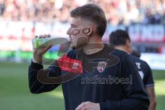 3. Liga - Saison 2024/25 - FC Ingolstadt 04 - SV Wehen Wiesbaden - Das Spiel ist aus - Benjamin Kanuric (Nr.8 - FCI) - XXXXX - Foto: Meyer Jürgen