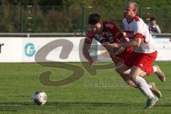 Kreisklasse - Saison 2022/2023 - SV Buxheim - SV Stammham - Andreas Schlamp weiss Buxheim - Simon Renn rot Stammham - Foto: Meyer Jürgen