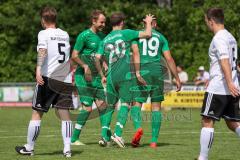 Kreisliga - TSV Baar Ebenhausen - TSV Gaimersheim - Der 0:1 Führungstreffer durch Nicolea Nechita grün Gaimersheim - jubel -  Foto: Jürgen Meyer