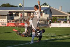 Bezirksliga - Saison 2026/27- TSV Gaimersheim - FC Gerolfing - Marko Miskovic (Nr.4 - FC Gerolfing) - Marlon Hochwarth (Nr.19 - TSV Gaimersheim) - Foto: Meyer Jürgen