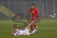 B - Junioren - Bayernliga - U17 - FC Ingolstadt 04 - 1. FC Nürnberg II -  Polat Arel rot FC Ingolstadt - Eichner Benjamin weiss Nürnberg - Foto: Meyer Jürgen