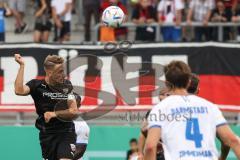 DFB Pokal; FC Ingolstadt 04 - SV Darmstadt 98; Tobias Schröck (21, FCI) Kopfball