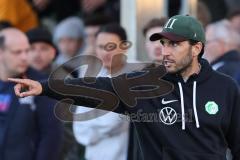Landesliga - Saison 2025/26 - SV Manching - TSV Dachau  - Cheftrainer Cüneyt Köz (SV Manching) - XXXXX - Foto: Meyer Jürgen