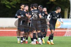 Kreisliga - Saison 2023/2024 - FC Fatih Ingolstadt - TSV Münchsmünster - Der 1:0 Führungstreffer per Foulelfmeter durch Akif Abasikeles Fatih - jubel - Foto: Meyer Jürgen