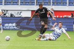 3. Liga - MSV Duisburg - FC Ingolstadt 04 - Justin Butler (31, FCI) David Tomic (28 MSV)