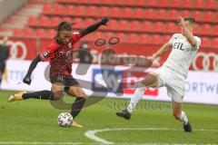 3. Fußball-Liga - Saison 2020/2021 - FC Ingolstadt 04 - FC Viktoria Köln - Ganiggia Ginola Elva (#14,FCI)  - Foto: Meyer Jürgen