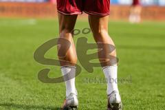 3. Liga - Saison 2025/26 - SV Wehen/Wiesbaden - FC Ingolstadt 04  - Waden  - Beine  - Muskeln von Marcel Costly (Nr.22 - FCI) - XXXXX - Foto: Meyer Jürgen