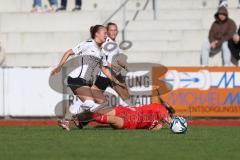 2023_10_22 - 2. Bundesliga - Saison 2023/24 - FC Ingolstadt 04 Frauen - FSV Gütersloh - Pija Reininger (Nr.21 - FCI Frauen) - Schröder Marie weiss Gütersloh - Foto: Meyer Jürgen