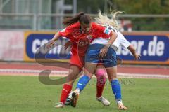 2. Fußball-Liga - Frauen - Saison 2023/2024 - FC Ingolstadt 04 - SC Sand - Anna-Lena Härtl (Nr.4 - FCI Frauen) - Loving Emma weiss Sand  - Foto: Meyer Jürgen