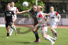 2. Fußball-Liga - Frauen - Saison 2022/2023 - FC Ingolstadt 04 - 1. FC Nürnberg - Villena Scheffler (Nr.28 - FCI Frauen) - Mai Franziska weiss Nürnberg - Foto: Meyer Jürgen