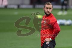 3. Liga; FC Ingolstadt 04 - Borussia Dortmund II; vor dem Spiel David Kopacz (29, FCI)