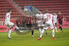 3. Liga - FC Ingolstadt 04 - Hallescher FC - Dennis Eckert Ayensa (7, FCI) Vucur Stipe (23 Halle) Boeder Lukas (29 Halle)