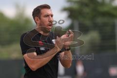 Freundschaftsspiel - Saison 2024/25 - FC Ingolstadt 04 II - TSV Rain/Lech  - Cheftrainer Patrick Schönfeld (FCI U21) - XXXXX - Foto: Meyer Jürgen