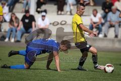 A-Klasse -  Saison 2026/27 - TSV Pförring - FC Wackerstein/Dünzing - Elias Heiß blau Pförring - Vasile Suliciu gelb Wackerstein/Dünzing - Foto: Meyer Jürgen