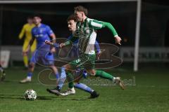 Landesliga - Saison 2025/26 - SV Manching - FV Illertissen II - Fabian  Neumayer (Nr.9 - SV Manching) - Sönmez Eray blau Illertissen  - Foto: Meyer Jürgen