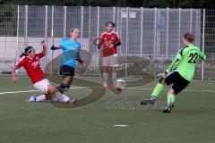 FC Ingolstadt 04 Damen - SC Regensburg -  Korkmaz Cagla zum 1:0 Führungstreffer - Foto: Jürgen Meyer