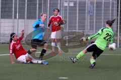 FC Ingolstadt 04 Damen - SC Regensburg -  Korkmaz Cagla zum 1:0 Führungstreffer - Foto: Jürgen Meyer