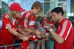 Audi - Fahrzeugübergabe an den FC Bayern - Saison 2009/2010 - Mark van Bommel