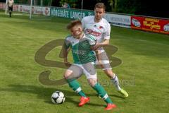 Landesliga SüdOst Fußball - FC Gerolfing - FC Ergolding - Graßl Sebastian #8 grün Gerolfing - Foto: Jürgen Meyer