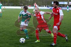 Landesliga Südost - FC Gerolfing - SV Erlbach - Haunschild Phillipp #21 grün Gerolfing - Foto: Jürgen Meyer