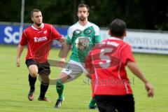 Landesliga - FC Gerolfing - ASV Dachau - Nisse Johannes (grün Gerolfing) - Foto: Jürgen Meyer