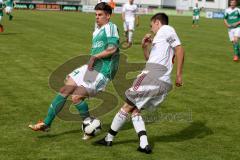 Landesliga SüdOst Fußball - FC Gerolfing - FC Ergolding - Hallmen Philipp #19 grün Gerolfing - Foto: Jürgen Meyer