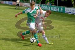 Landesliga SüdOst Fußball - FC Gerolfing - FC Ergolding - Graßl Sebastian #8 grün Gerolfing - Foto: Jürgen Meyer